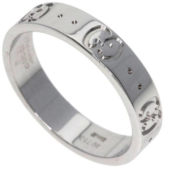 GUCCI 18k White Gold Ring - Picture 8 of 8